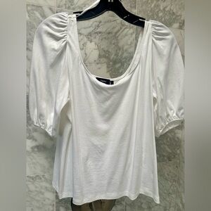 Theory white tee size Large